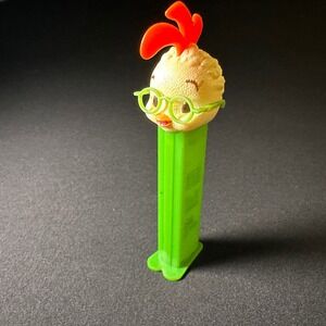 Chicken Little PEZ Dispenser with Glasses Disney Made in China‎